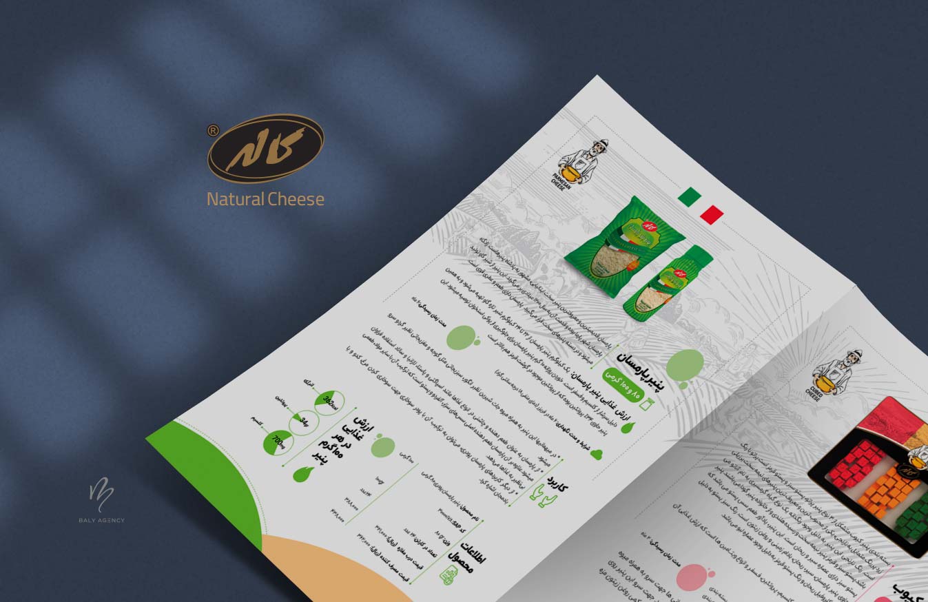 Design of Kalleh Products Brochure